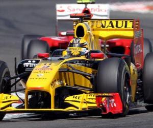 Puzzle Robert Kubica - Renault F1 - Silverstone 2010